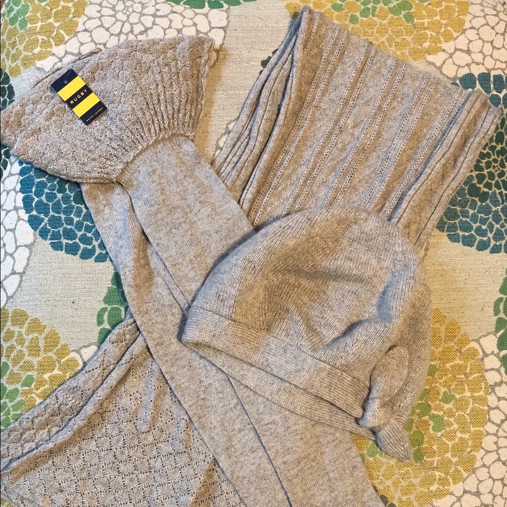 Ralph Lauren Scarf, Hat and Gloves Set